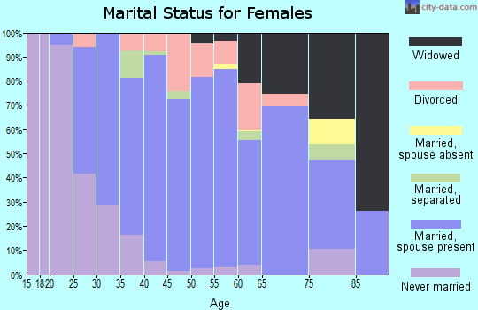 Zip code 01507 marital status for females