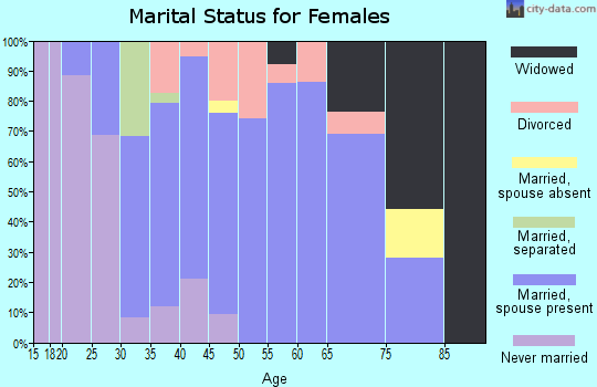 Zip code 02702 marital status for females