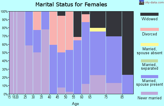 Zip code 04047 marital status for females