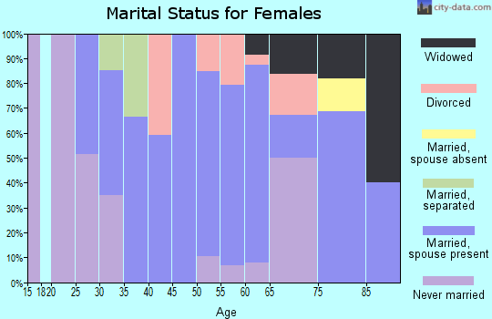 Zip code 04256 marital status for females