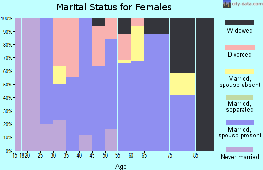 Zip code 04762 marital status for females