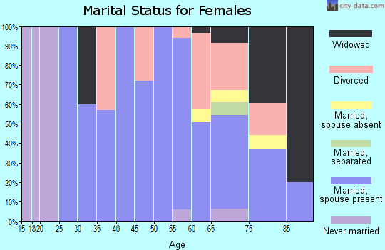 Zip code 04848 marital status for females