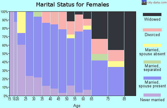 Zip code 04862 marital status for females