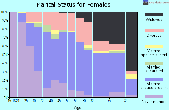 Zip code 06066 marital status for females