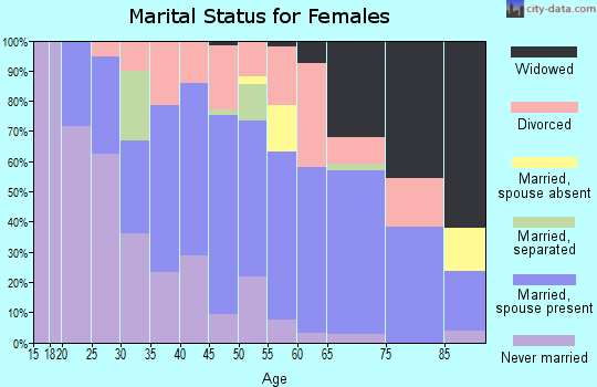 Zip code 06096 marital status for females