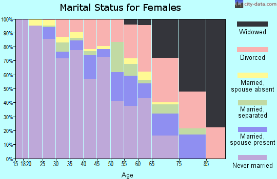 Zip code 06120 marital status for females