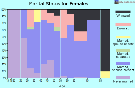 Zip code 06241 marital status for females