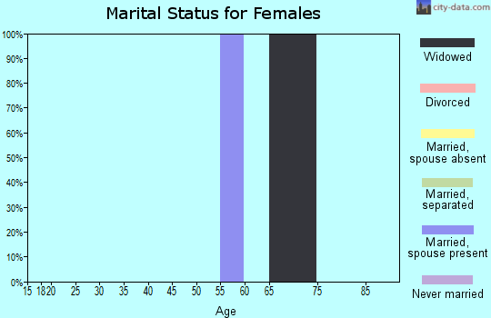 Zip code 08248 marital status for females