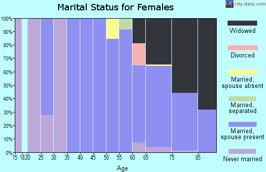 Zip code 08738 marital status for females