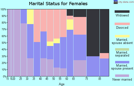 Zip code 08740 marital status for females