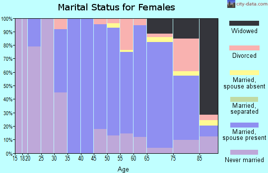 Zip code 10560 marital status for females