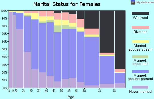 Zip code 11204 marital status for females