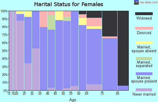 Zip code 11559 marital status for females
