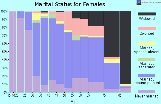 Zip code 11563 marital status for females