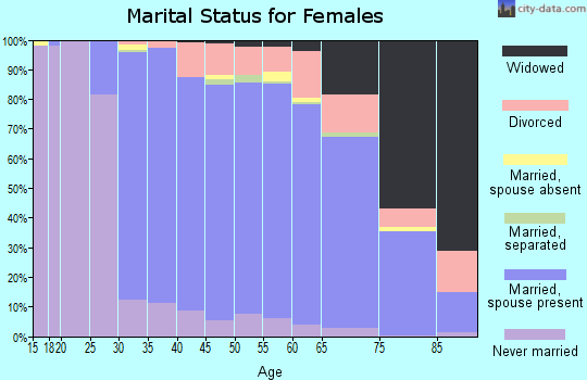 Zip code 11566 marital status for females