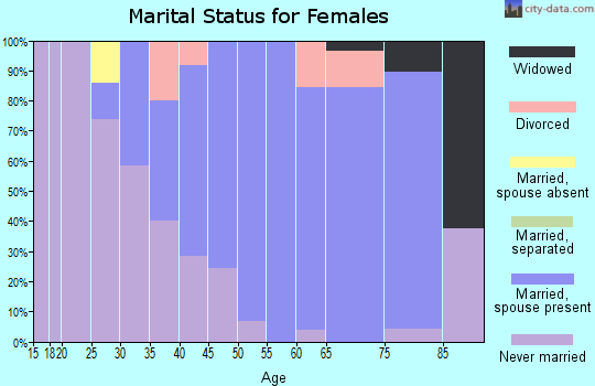 Zip code 12056 marital status for females
