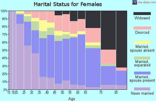 Zip code 12078 marital status for females
