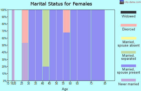 Zip code 12130 marital status for females