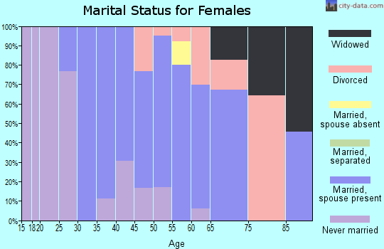 Zip code 12151 marital status for females