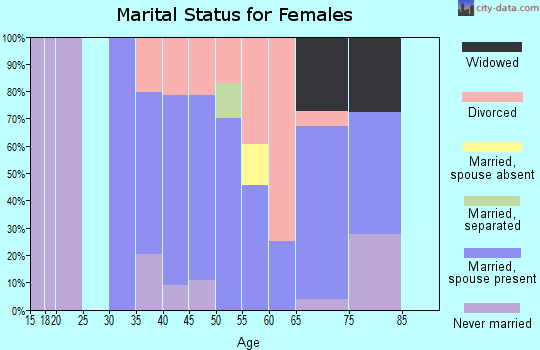 Zip code 12168 marital status for females
