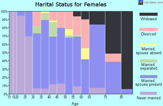 Zip code 12170 marital status for females