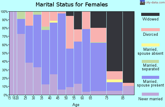 Zip code 12184 marital status for females