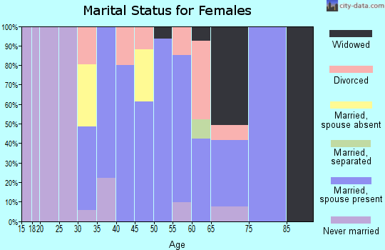 Zip code 12192 marital status for females