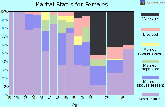 Zip code 12202 marital status for females