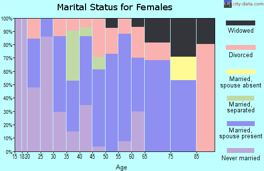 Zip code 12522 marital status for females