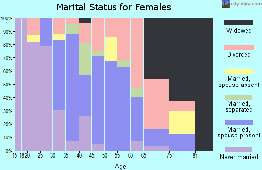 Zip code 12543 marital status for females