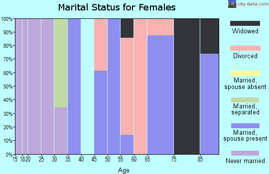 Zip code 12763 marital status for females