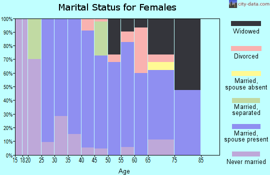 Zip code 12913 marital status for females