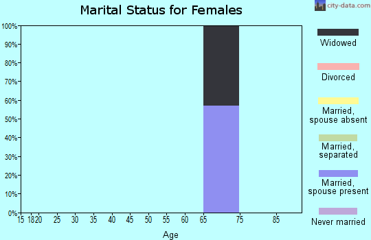 Zip code 15476 marital status for females