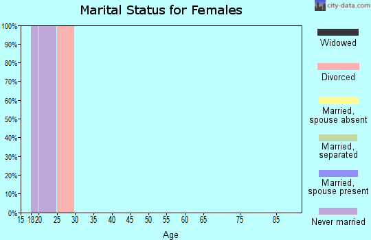 Zip code 19902 marital status for females