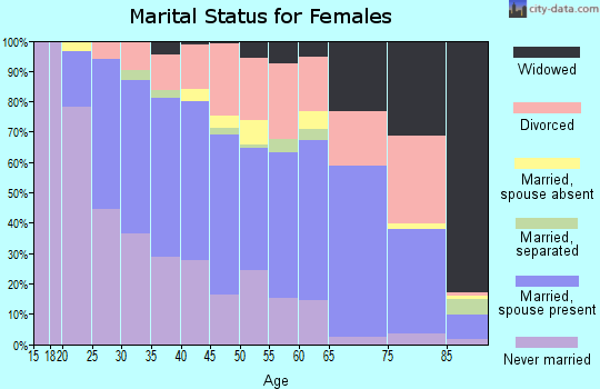 Zip code 20190 marital status for females