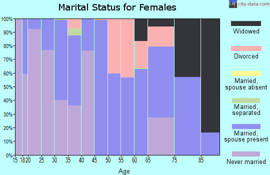 Zip code 20198 marital status for females