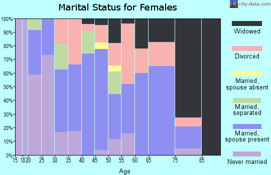 Zip code 24216 marital status for females
