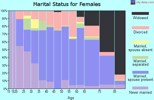 Zip code 24333 marital status for females
