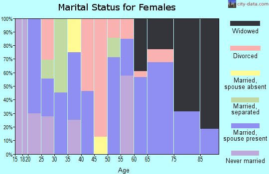 Zip code 24363 marital status for females