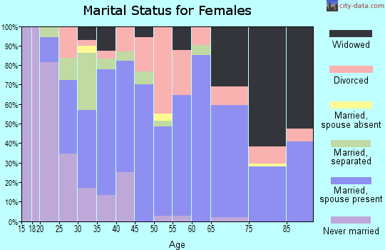 Zip code 24370 marital status for females