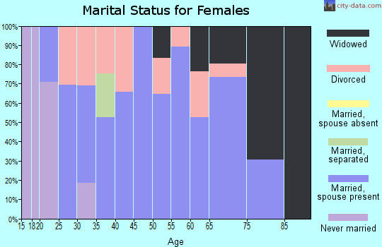 Zip code 24656 marital status for females