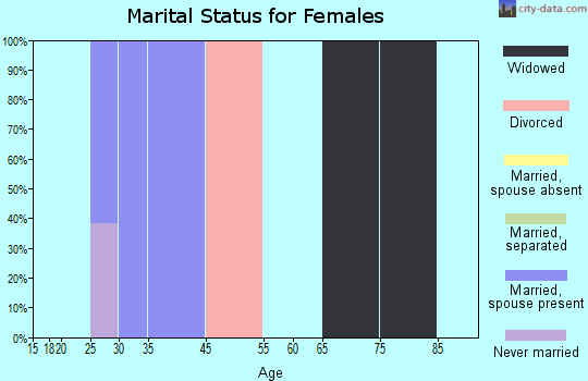 Zip code 24936 marital status for females