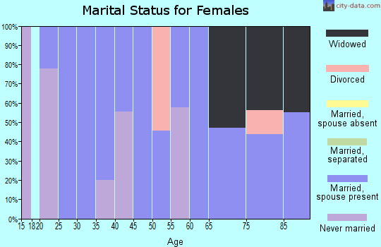 Zip code 24938 marital status for females
