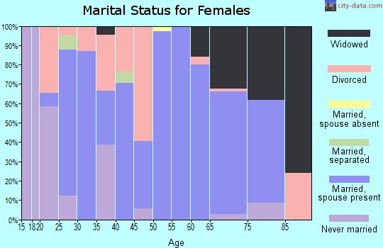 Zip code 24963 marital status for females