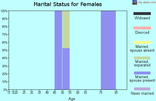 Zip code 28552 marital status for females