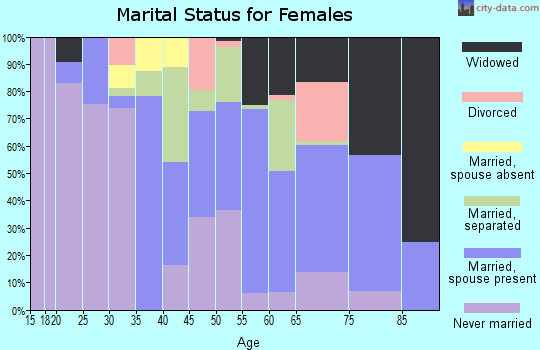 Zip code 29142 marital status for females