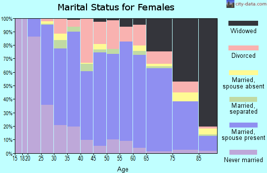 Zip code 29732 marital status for females
