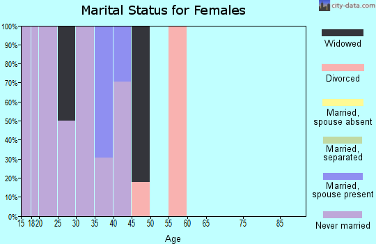 Zip code 30336 marital status for females