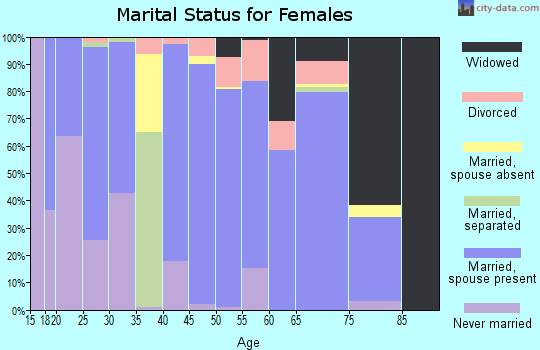 Zip code 30428 marital status for females