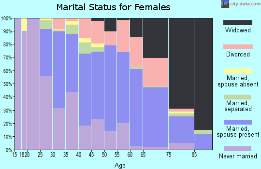 Zip code 31030 marital status for females